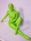 Apple Green Lycra Spandex full body Zentai Catsuit